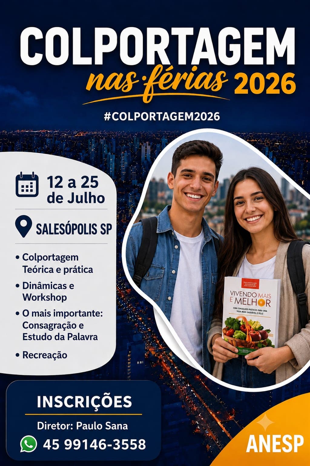 Colportagem nas Férias 2026
