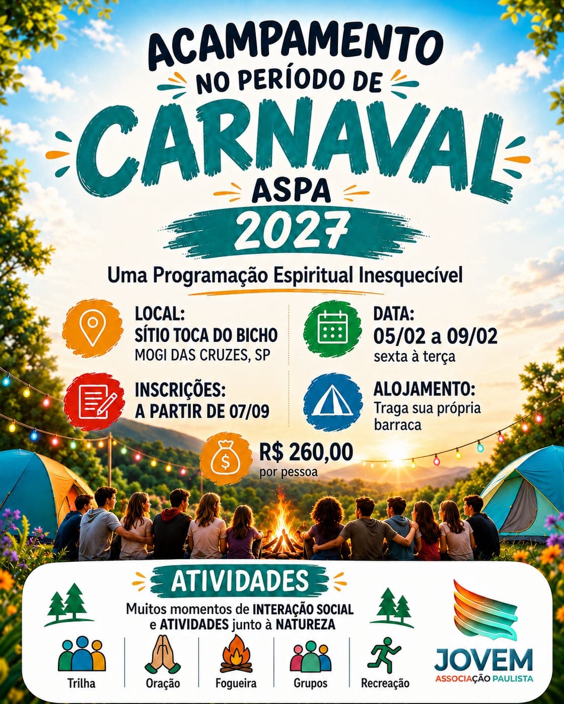 Acampamento de Carnaval ASPA 2027
