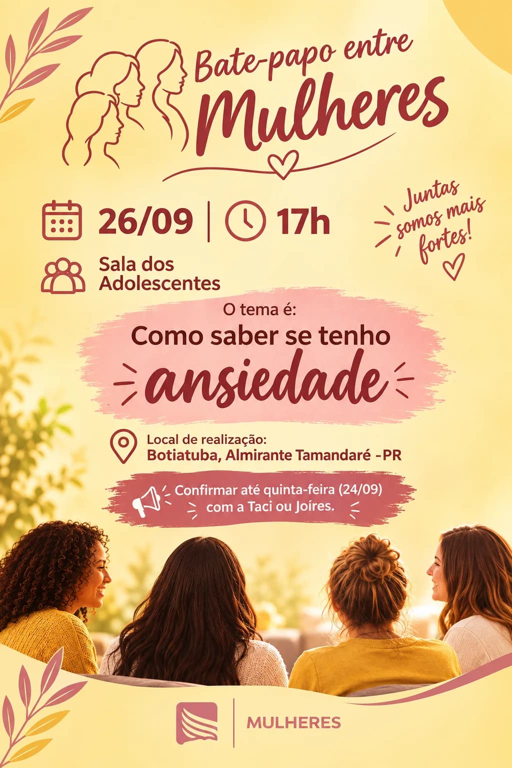 Bate papo entre mulheres