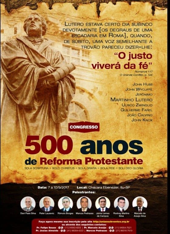 500 Years of the Protestant Reformation - Conference, Brazil
